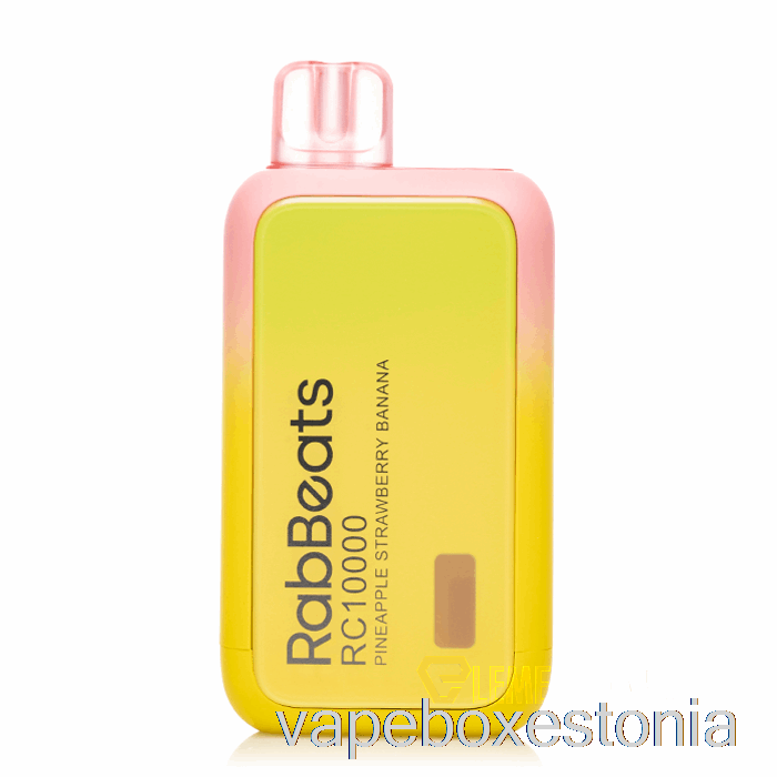 Vape Box Estonia Rabbeats Rc10000 ühekordne Ananass Maasikas Banaan